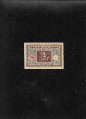 Germania 2 marci mark 1920 albastra seria152362 foto