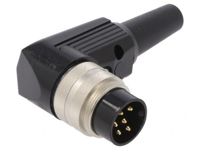 Conector M16 Mufă Tată 6 PIN 5A 250V IP40 foto