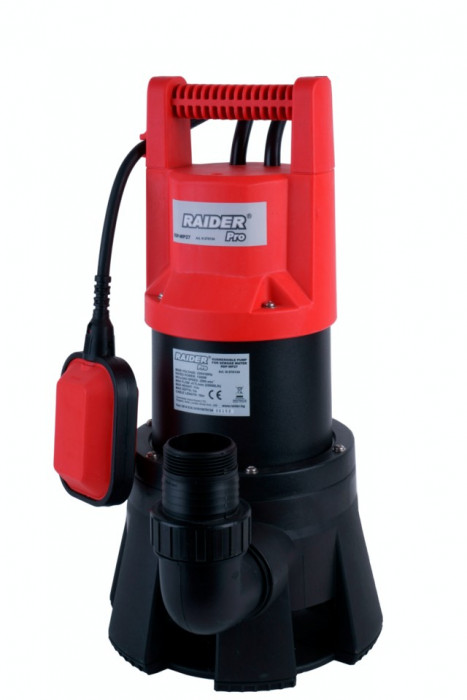 Pompa submersibila cu plutitor pentru ape uzate 1300 W Raider Power Tools