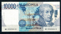 Italia 1984 - 10.000 lire, circulata foto