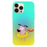 Husa compatibila cu Apple iPhone 12 / iPhone 12 Pro, Viceversa, model Courage pool time, Silicon, TPU, Transparent, Carcasa