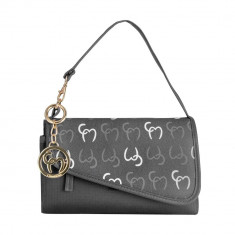 Geanta de infasat compacta Lara Asphalt pentru bebelusi, Clevamama