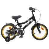 vidaXL Bicicletă pentru Copii 12 Inci pentru 2-4 ani Negru 42009507