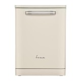 Masina de spalat vase Fram FDW-VRR606BGE++, 12 seturi, 6 programe, Clasa E, Display LED, Pornire intarziata, Aquastop, 60 cm, Bej