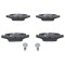 Placute frana Fiat 500 (312 ), 500 / 595 / 695, Idea (350 ), Panda (169 ), Panda Van (169 ), Punto (188 ); Lancia Musa (350 ), Ypsilon (843 ), punte