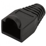 Manson pentru protectia mufei RJ 45, Negru, Oem