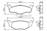 Set placute frana,frana disc VW POLO (6N1) (1994 - 1999) BOSCH 0 986 494 005