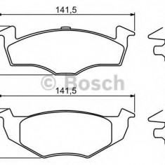 Set placute frana,frana disc VW POLO (6N2) (1999 - 2001) BOSCH 0 986 494 005