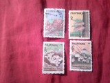 Serie Filipine 1988 - Ciuperci , 4 valori stampilate