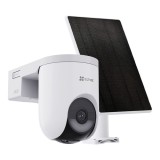 Cumpara ieftin Camera IP Wi-Fi6 PT + panou solar 5W, 8MP, baterie 5.200 mAh, Audio bidirectional, Alarma - EZVIZ CS-HB8c-SP(4K)