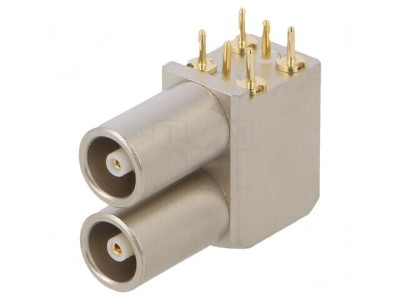 Conector coaxial soclu mamă PCB 4A IP50 50&amp;Omega; foto