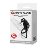 Inel penis cu 7 functii de vibratie PRETTY LOVE VIBRANT PENIS RING -