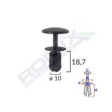 CLIPS FIXARE PENTRU FORD - 10X18.7MM - NEGRU SET 10 BUC 61798