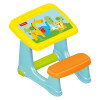 Masuta de studiu cu scaun confortabil, suport pentru picioare, 2 ani+, Fisher Price