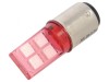 Lampă LED roșie 24V BA15D