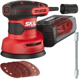 Skil 7471 AA + Proxxon 23706 - Slefuitor cu excentric 300 W 125 mm + Prelungitor insurubare 1/4 inch 150 mm