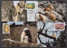 4 CM Bhutan 1984 - WWF - MAIMUTE foto