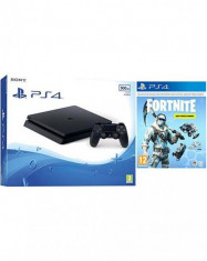 Consola SONY PlayStation 4 500 GB + joc Fortnite Deep Freeze foto