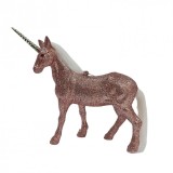 Cumpara ieftin Ornament brad unicorn 15 cm Pink Glitter