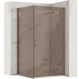 Cabina dus REA Hugo 100x90 Copper Brush