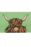 Artsy Doormats pres Highland Cow Door