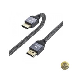 Cablu Video WZK Ultraboost HDMI - HDMI 8K 2m Gri WHDMI-20