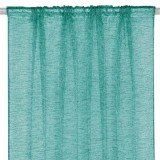 Perdea Decorativă, Model Tifon, Culoare Verde, Dimensiune 140x260 cm, Oem