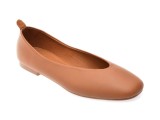 Cumpara ieftin Balerini FLAVIA PASSINI maro, 2480, din piele naturala