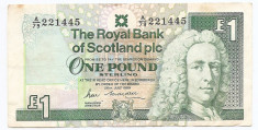 Scotia 1 Pound Sterling 26.07.1989 - 221445, P-351a foto