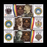 Centenarul Constituției Rom&acirc;niei &Icirc;ntregite, serie cu vinietă Tip 2 2023 LP 2410b