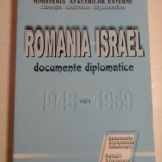 ROMANIA ISRAEL documente diplomatice vol.1 1948-1969 - MAE - Directia Arhivelor Diplomatice