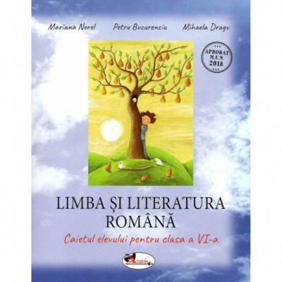 Caiet de Limba si literatura romana, cls. a VI-a foto