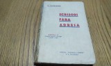 SCRISORI FARA ADRESA - G. Topirceanu - Editura Nationala-Ciornei, editia II, 1930, 255 p.; coperta originala