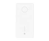 Intrerupator bipolar cu led alb simbol 0 I 1M Gewiss Pura alb lucios GWC20504