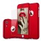 Husa carcasa Apple Iphone 7 Protectie Completa Degree Ultrasubtire include Folie Sticla, Red Matte