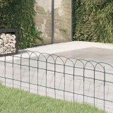 VidaXL Gard delimitare grădină fier vopsit electrostatic 10 x 0,4 m