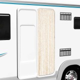 vidaXL Perdea pentru insecte, bej și alb, 56x200 cm, chenille 377340