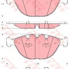 Set placute frana,frana disc BMW X5 (E53) (2000 - 2006) TRW GDB1529