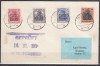 ROMANIA 1918 TIMBRE GERMANE CU SUPRATIPAR GULTIG 9 ARMEE SERIA/PLIC CENZURAT, Stampilat