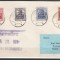 ROMANIA 1918 TIMBRE GERMANE CU SUPRATIPAR GULTIG 9 ARMEE SERIA/PLIC CENZURAT