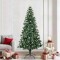 vidaXL Pom de Crăciun artificial pre-iluminat cu 300 LED Verde 240 cm 3396792