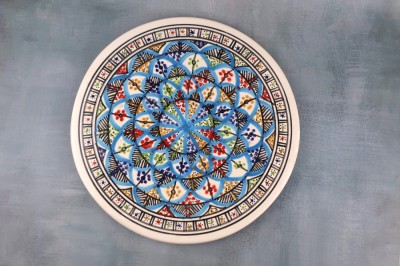 Platou Pizza din ceramică Azzurro foto