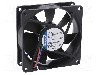 Ventilator 80x80x25,4mm, 8...15V DC, EBM-PAPST - 8412NGLE