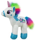 Unicorn de Peluș cu Coacă Colorate Mică 24 Cm