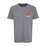 Echipa națională de hochei tricou de bărbați Czech republic CCM Core logo Česko Charcoal - XL