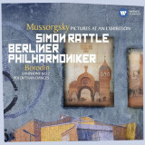 Mussorgsky: Pictures at an Exhibition / Borodin: Symphony No 2, Polovstian Dances | Simon Rattle, Berliner Philharmoniker, Clasica