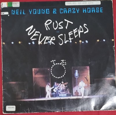 Neil Young &amp;amp; Crazy Horse &amp;ndash; Rust Never Sleeps, LP, Netherlands, 1979, VG+ foto