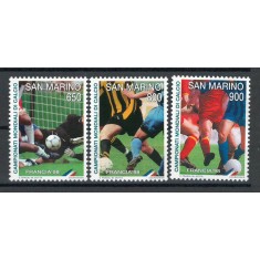San Marino 1998 Mi 1778/80 - CM Fotbal Franta