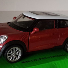 Macheta Mini Cooper S Paceman 2013 rosu - Welly 1/36