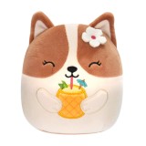 Jucarie de plus, Squishmallows, Corgiul Regina, 19 cm
